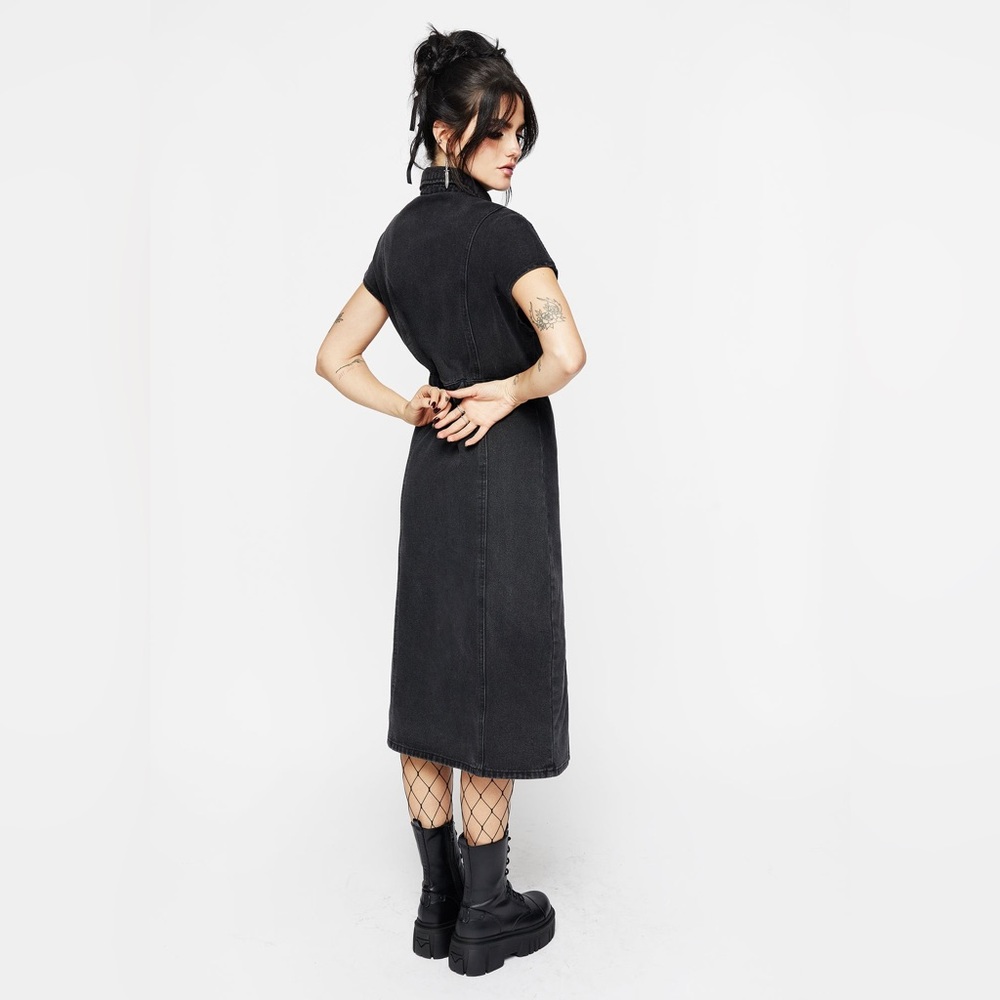 NWT Disturbia Kilgharrah Denim Midi Dress US 6 / UK 10 - Picture 3 of 10